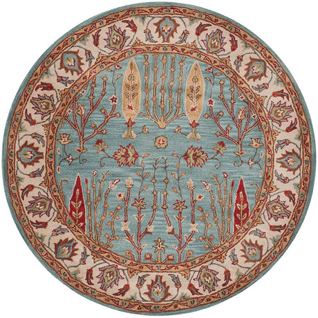 Safavieh Heritage Hg735A Blue / Ivory Rugs.