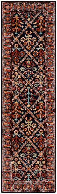 Safavieh Heritage Hg738N Navy / Red Rugs.