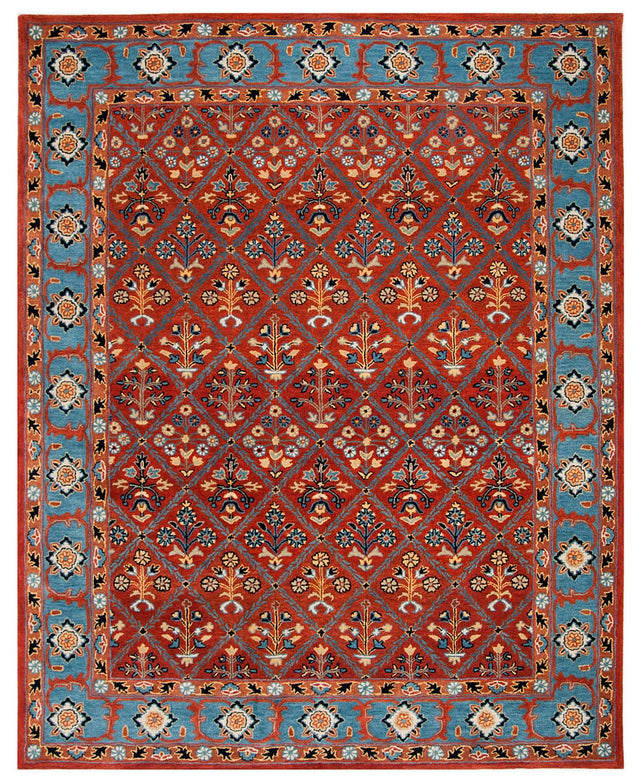 Safavieh Heritage Hg738Q Red / Blue Rugs.