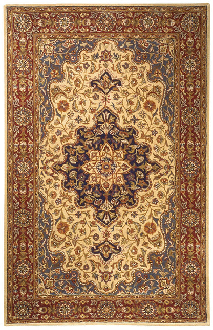 Safavieh Heritage Hg760A Ivory / Red Area Rug