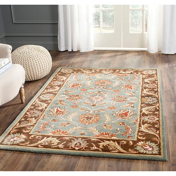 Safavieh Heritage hg812b Blue / Brown Rugs.