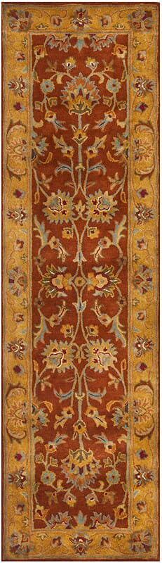 Safavieh Heritage Hg820A Red / Natural Area Rug