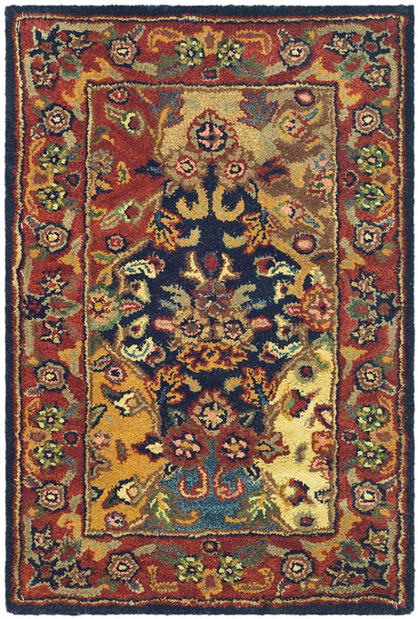 Safavieh Heritage Hg911A Multi/Burgundy Rug.