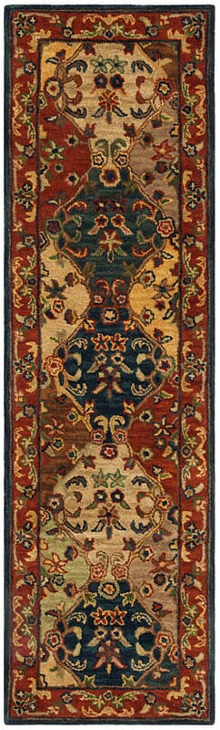 Safavieh Heritage Hg911B Beige/Burgundy Rug.