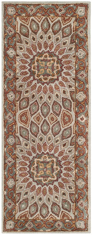 Safavieh Heritage Hg914B Blue / Grey Rugs.