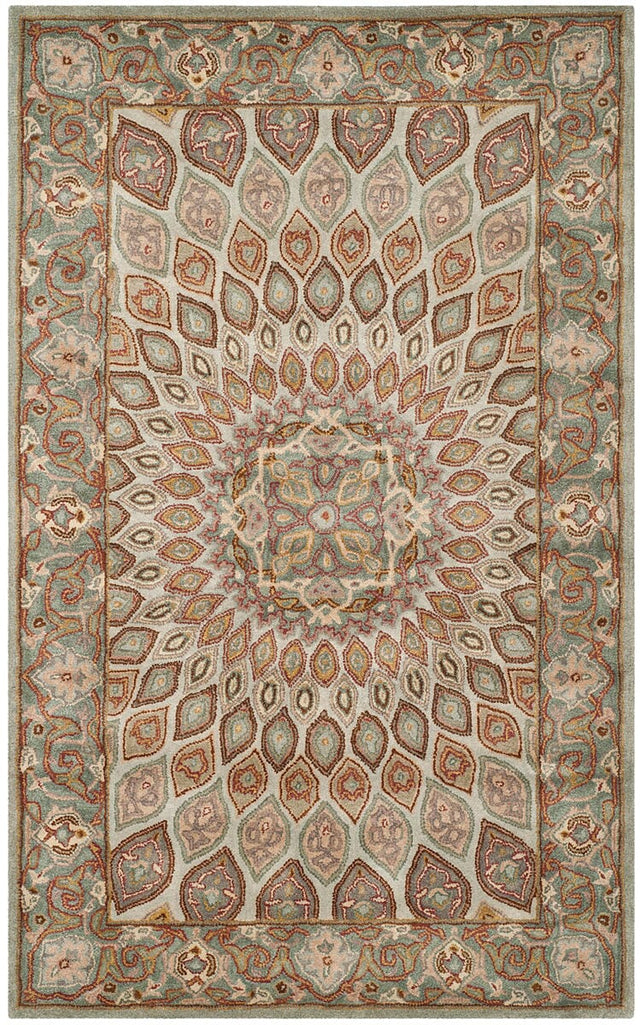 Safavieh Heritage Hg914B Blue / Grey Rugs.