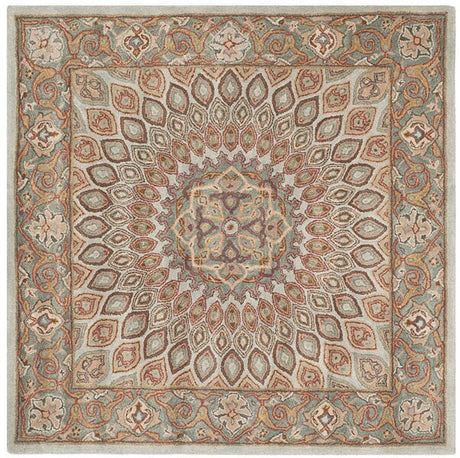 Safavieh Heritage Hg914B Blue / Grey Rugs.