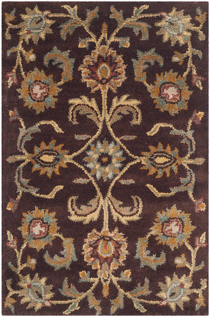 Safavieh Heritage Hg921A Brown / Gold Area Rug