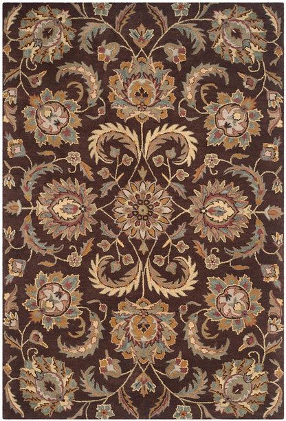 Safavieh Heritage Hg921A Brown / Gold Area Rug