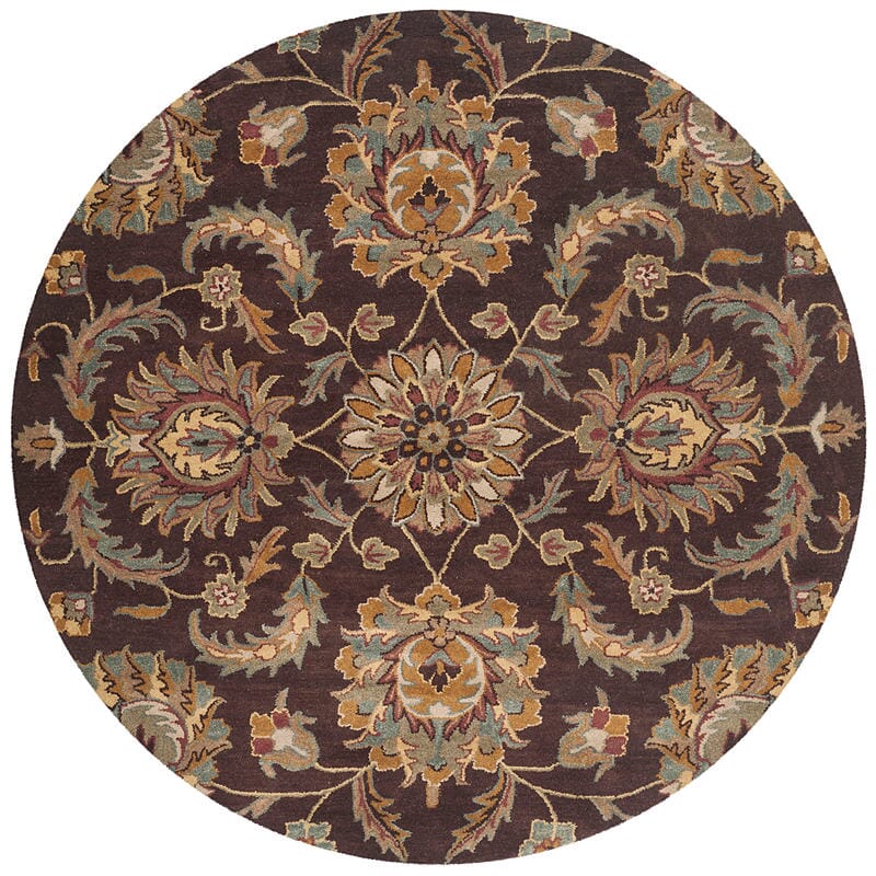 Safavieh Heritage Hg921A Brown / Gold Area Rug