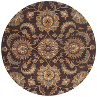 Safavieh Heritage Hg921A Brown / Gold Area Rug