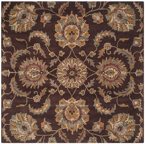 Safavieh Heritage Hg921A Brown / Gold Area Rug