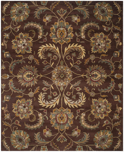 Safavieh Heritage Hg921A Brown / Gold Area Rug