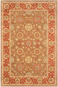 Safavieh Heritage Hg963A Beige / Rust Area Rug