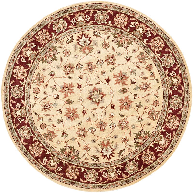 Safavieh Heritage Hg965A Ivory / Red Area Rug