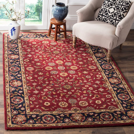 Safavieh Heritage Hg966A Red / Navy Rugs.