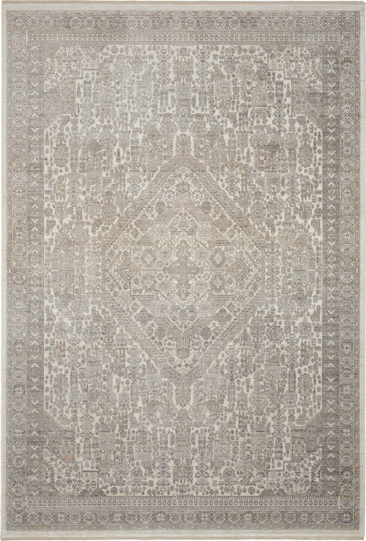 Nourison Lustrous Weave Luw02 Ivory Beige Area Rug