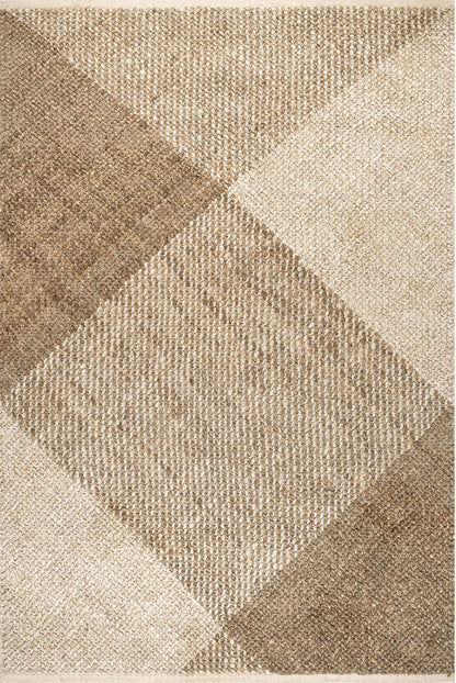 Nuloom Lilah And Plaid Nli1972B Natural Area Rug