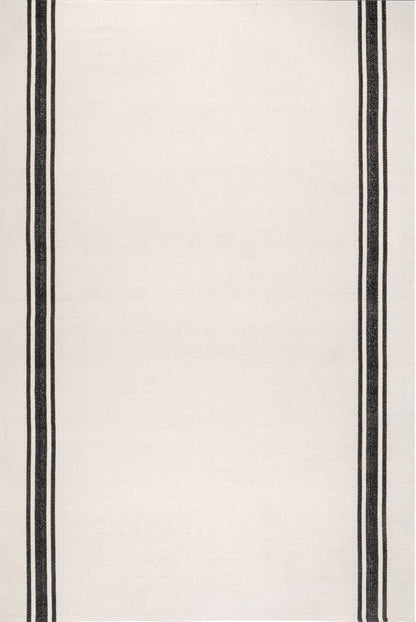 Nuloom Clarissa Casual Stripe Ncl2799A Ivory Area Rug