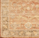 Surya Hillcrest Hil-9009 Slate Gray / Carnelian / Cumin Rugs.