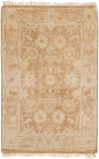 Surya Hillcrest Hil-9012 Cream, Tan, Dark Brown, Rust, Khaki Vintage / Distressed Area Rug