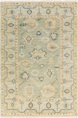 Surya Hillcrest Hil-9017 Olive / Gold / Sea Foam / Teal Rugs.