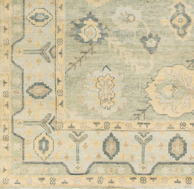 Surya Hillcrest Hil-9017 Olive / Gold / Sea Foam / Teal Rugs.