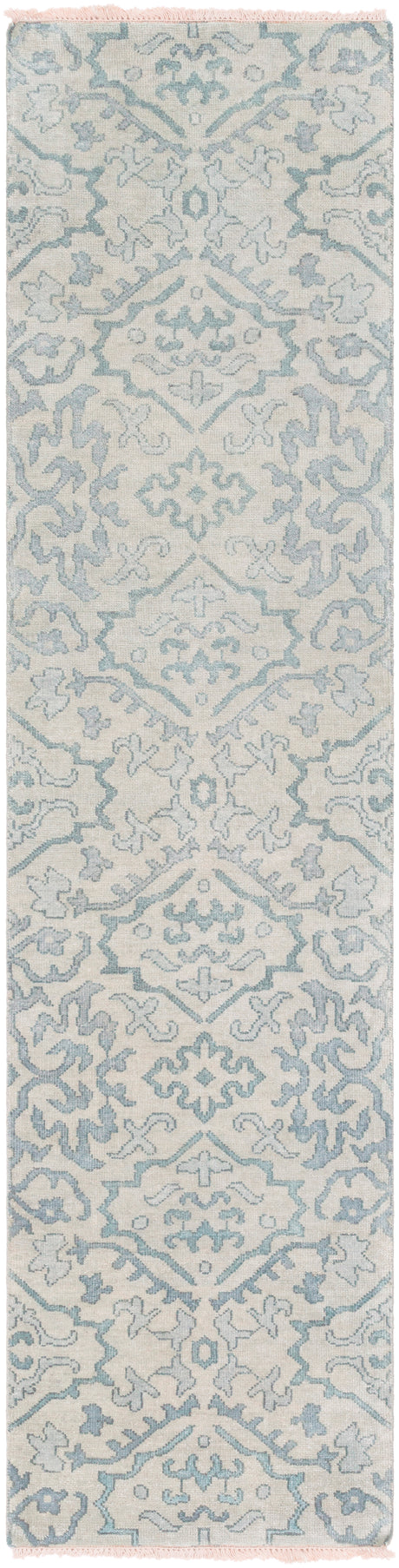 Surya Hillcrest Hil-9036 Blue, Light Sage Rug.