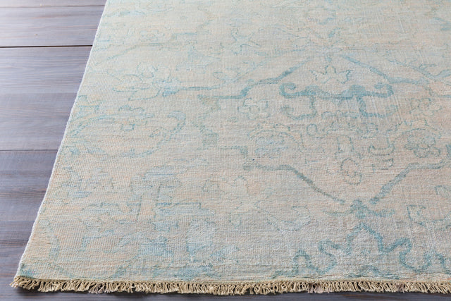 Surya Hillcrest Hil-9036 Blue, Light Sage Rug.