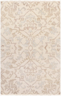 Surya Hillcrest Hil-9040 Light Gray, Camel, Taupe Area Rug