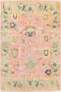 Surya Hillcrest Hil-9044 Mint, Butter, Pale Pink, Peach Rugs.