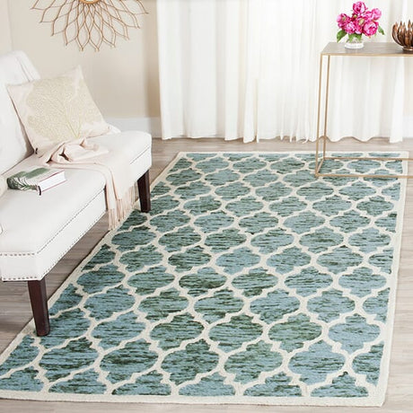 Safavieh Himalaya Him121C Turquoise / Ivory Rugs.