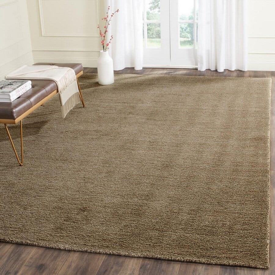 Safavieh Himalaya Him311B Brown Solid Color Area Rug