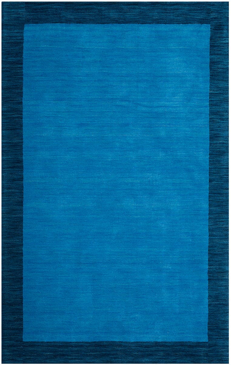 Safavieh Himalaya Him580A Light Blue / Dark Blue Bordered Area Rug