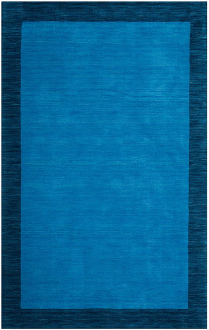 Safavieh Himalaya Him580A Light Blue / Dark Blue Bordered Area Rug