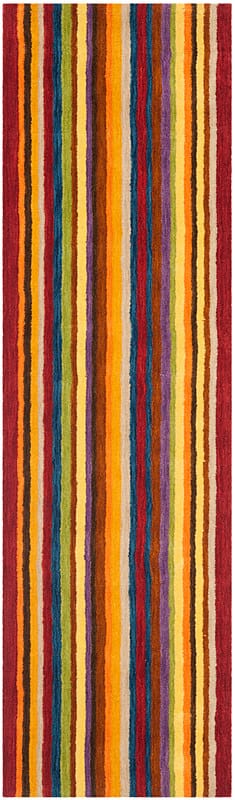 Safavieh Himalaya Him582A Red / Multi Striped Area Rug