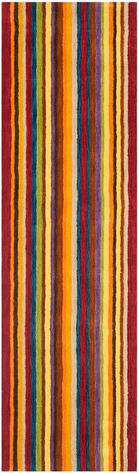 Safavieh Himalaya Him582A Red / Multi Striped Area Rug