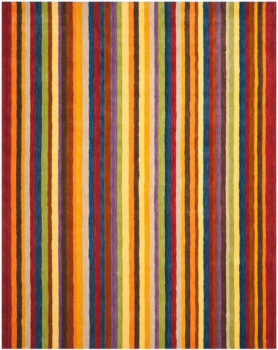 Safavieh Himalaya Him582A Red / Multi Striped Area Rug