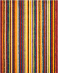 Safavieh Himalaya Him582A Red / Multi Striped Area Rug