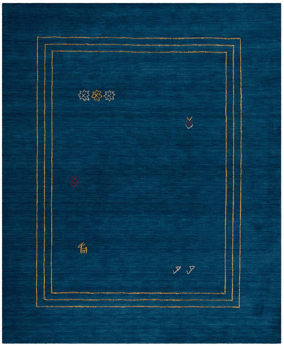 Safavieh Himalaya Him588A Blue / Multi Bordered Area Rug