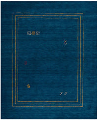 Safavieh Himalaya Him588A Blue / Multi Bordered Area Rug