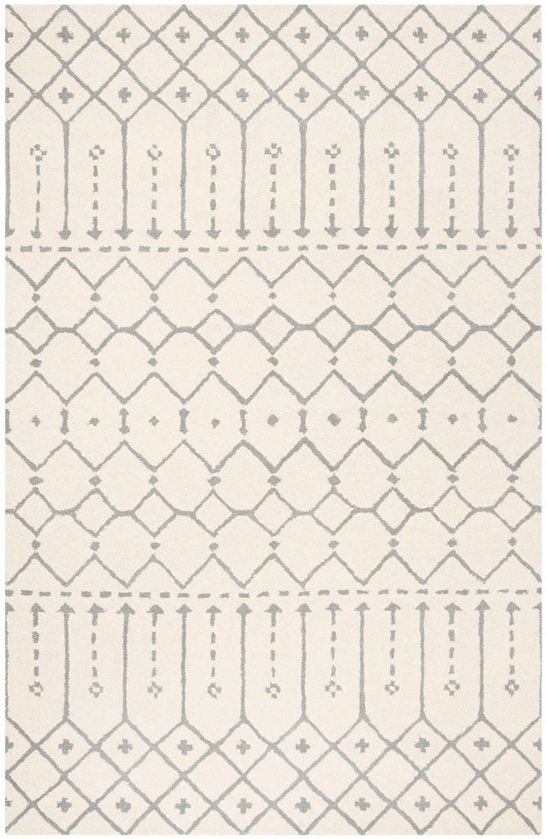 Safavieh Himalaya Him903F Ivory / Grey Moroccan Area Rug