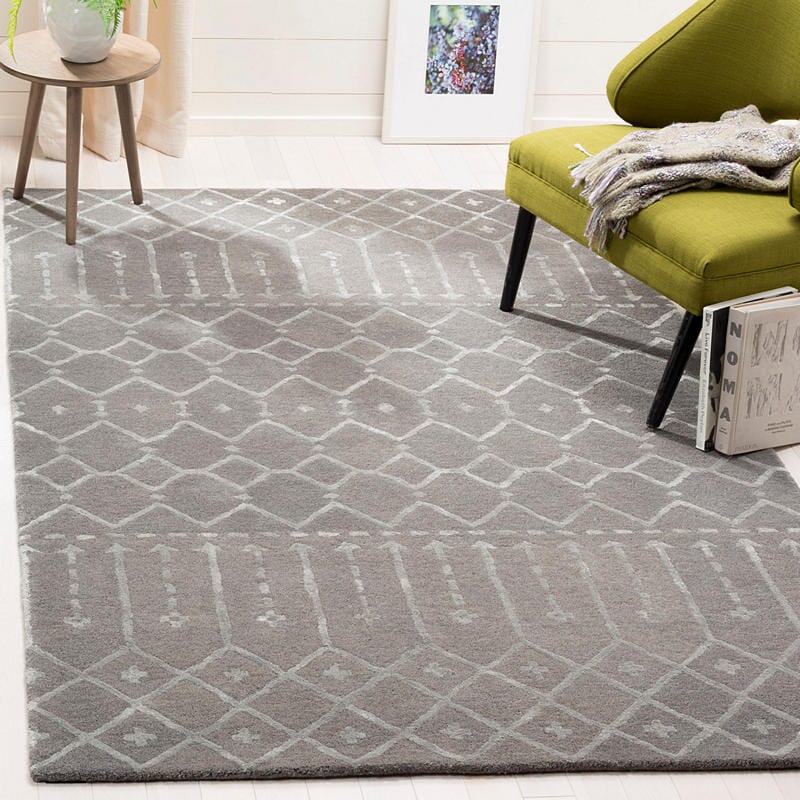 Safavieh Himalaya Him903F Ivory / Grey Moroccan Area Rug