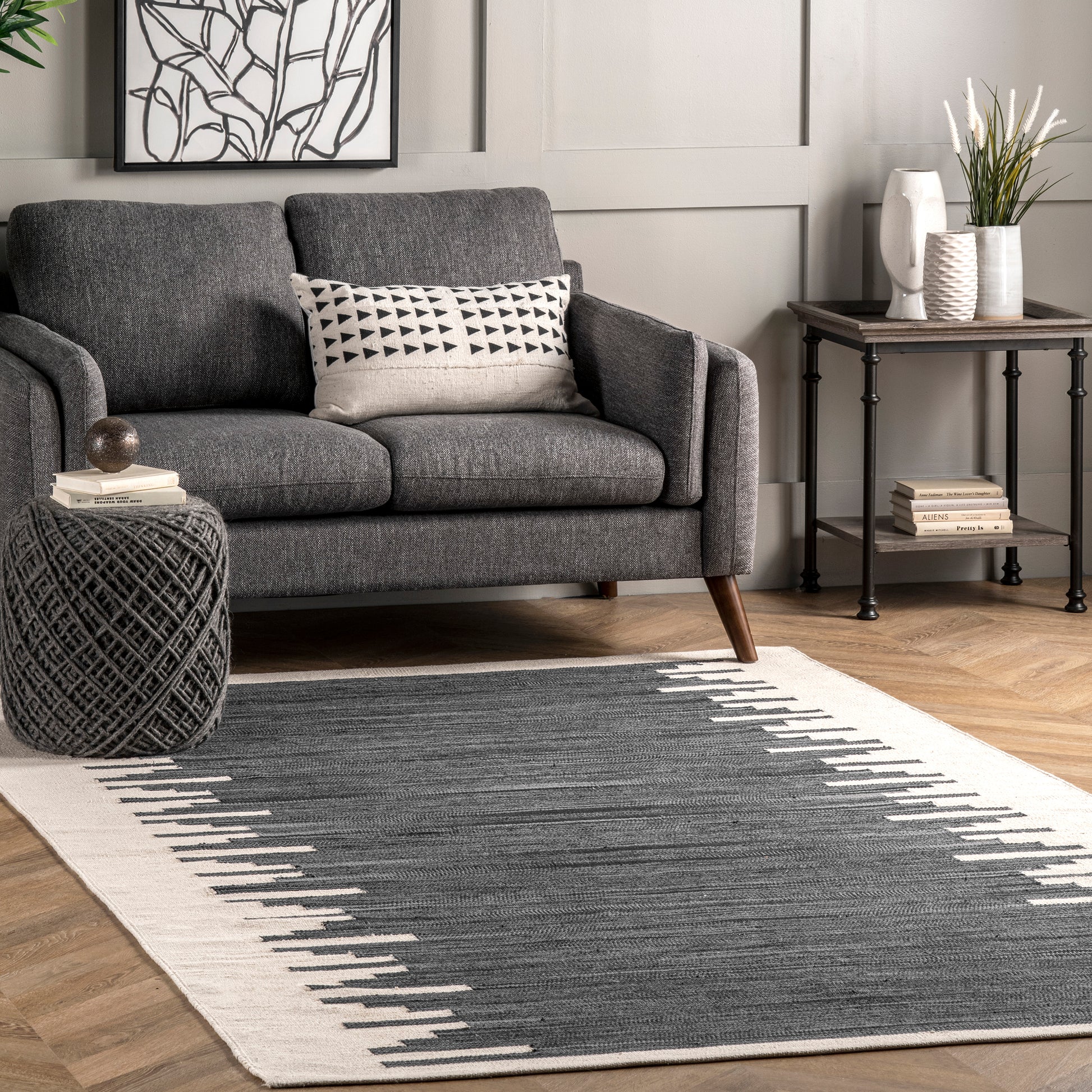 Nuloom Irina Nir3345A Charcoal Area Rug