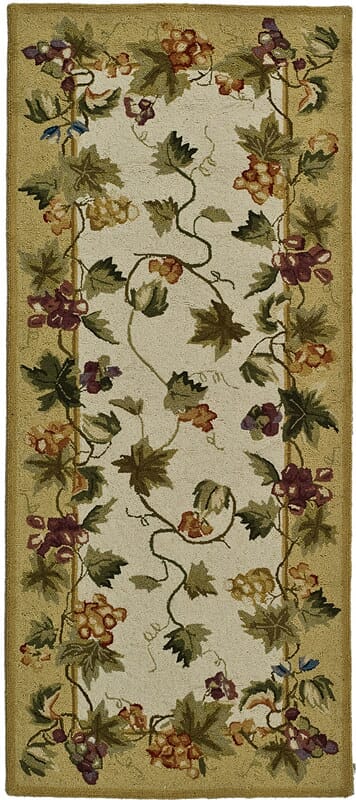 Safavieh Chelsea hk116a Ivory Floral / Country Area Rug