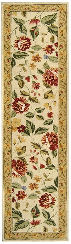 Safavieh Chelsea Hk117A Ivory / Beige Floral / Country Area Rug