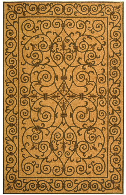 Safavieh Chelsea Hk11G Yellow / Light Green Area Rug