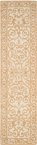 Safavieh Chelsea Hk11P Ivory / Gold Rugs