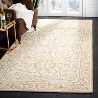 Safavieh Chelsea Hk11P Ivory / Gold Area Rug