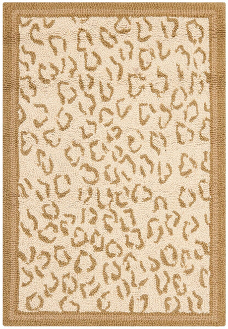 Safavieh Chelsea hk15b Ivory Animal Prints /Images Area Rug